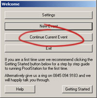 continue an event