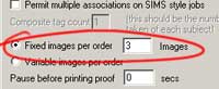 fixed images per order